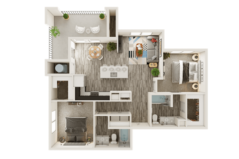 14015 University Pass Studio-2 Beds Apartment for Rent - Photo Gallery 24